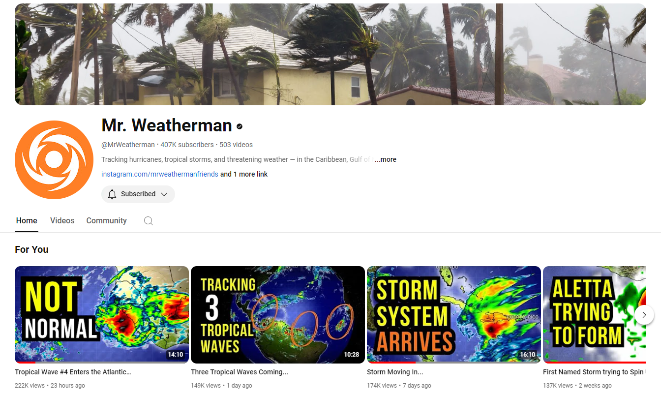 Mr. Weatherman